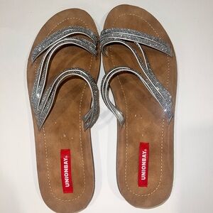 Union Bay Women’s Sandals‎ Rhinestones size 10